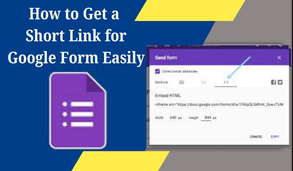 How to Get a Short Link for Google Form Easily